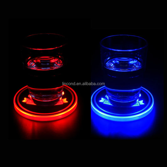 POSAVASOS LED PARA AUTO